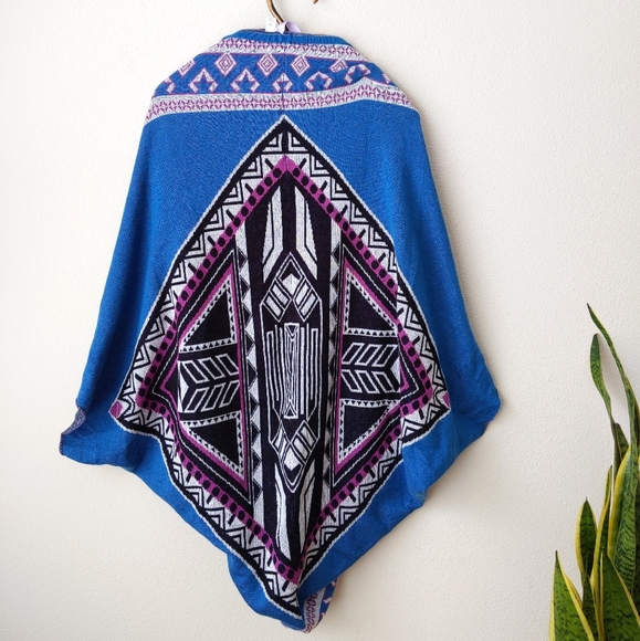 Aztec Tribal Cocoon Cardigan • Boho - Picture 4 of 9